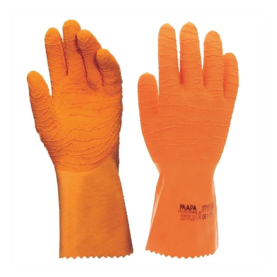 工芸品 Esmaltado a mano 24k 27.5 Guantes de látex corrugado “Harpon 321”