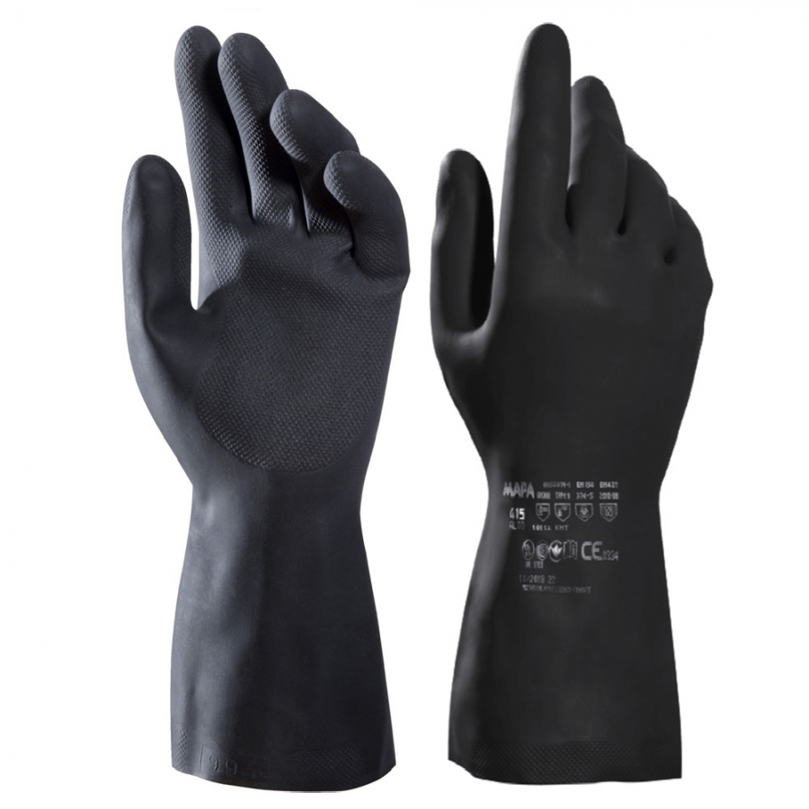 Guante flocado de neopreno, palma texturizada “Techni-Mix 415”