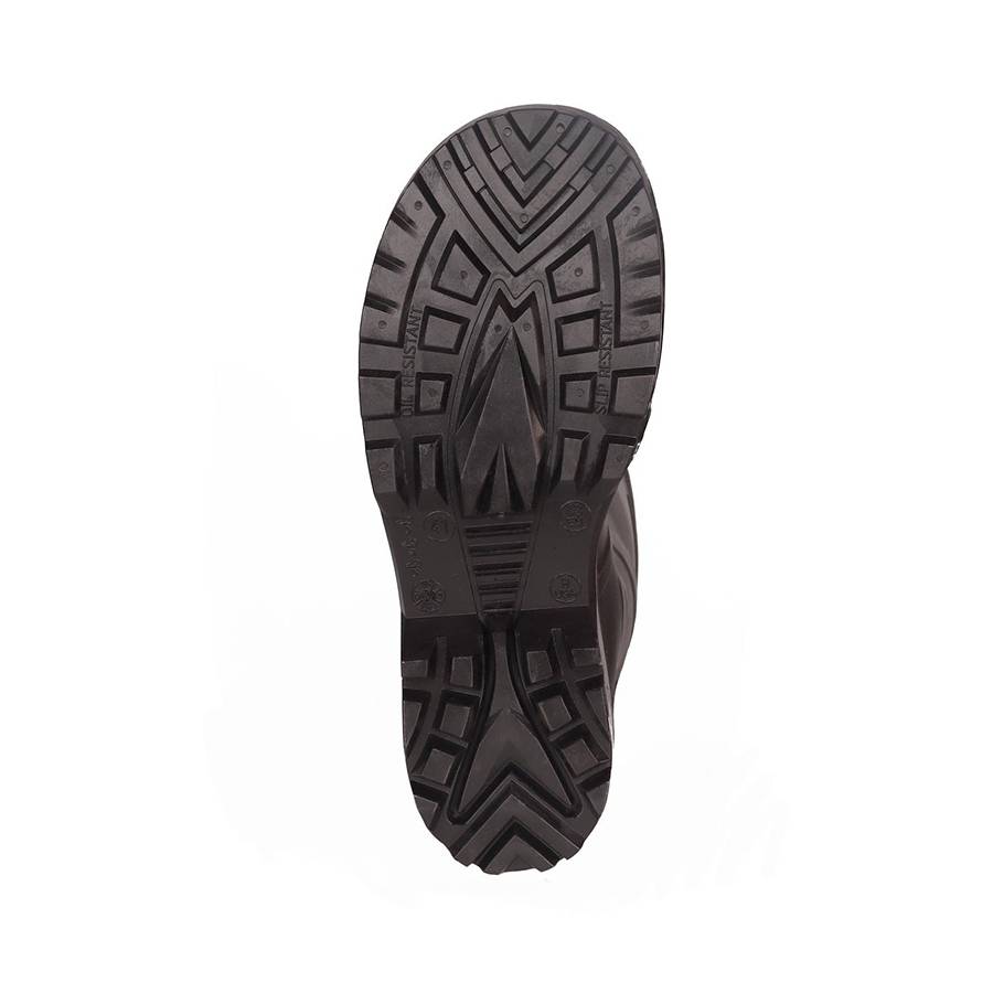 Bota de PVC negra sin puntera